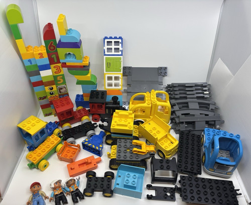 Lego duplos large lot - large, trains