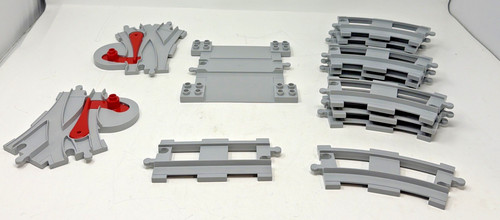Lego duplo train track lot - 14,