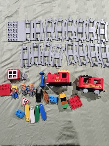 Lego duplo motorized train - lego, car